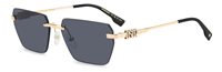 Occhiali da sole Dsquared Uomo D2 0102/S       FQGOLD BLACK58 - D2 0102/S       FQGOLD BLACK58